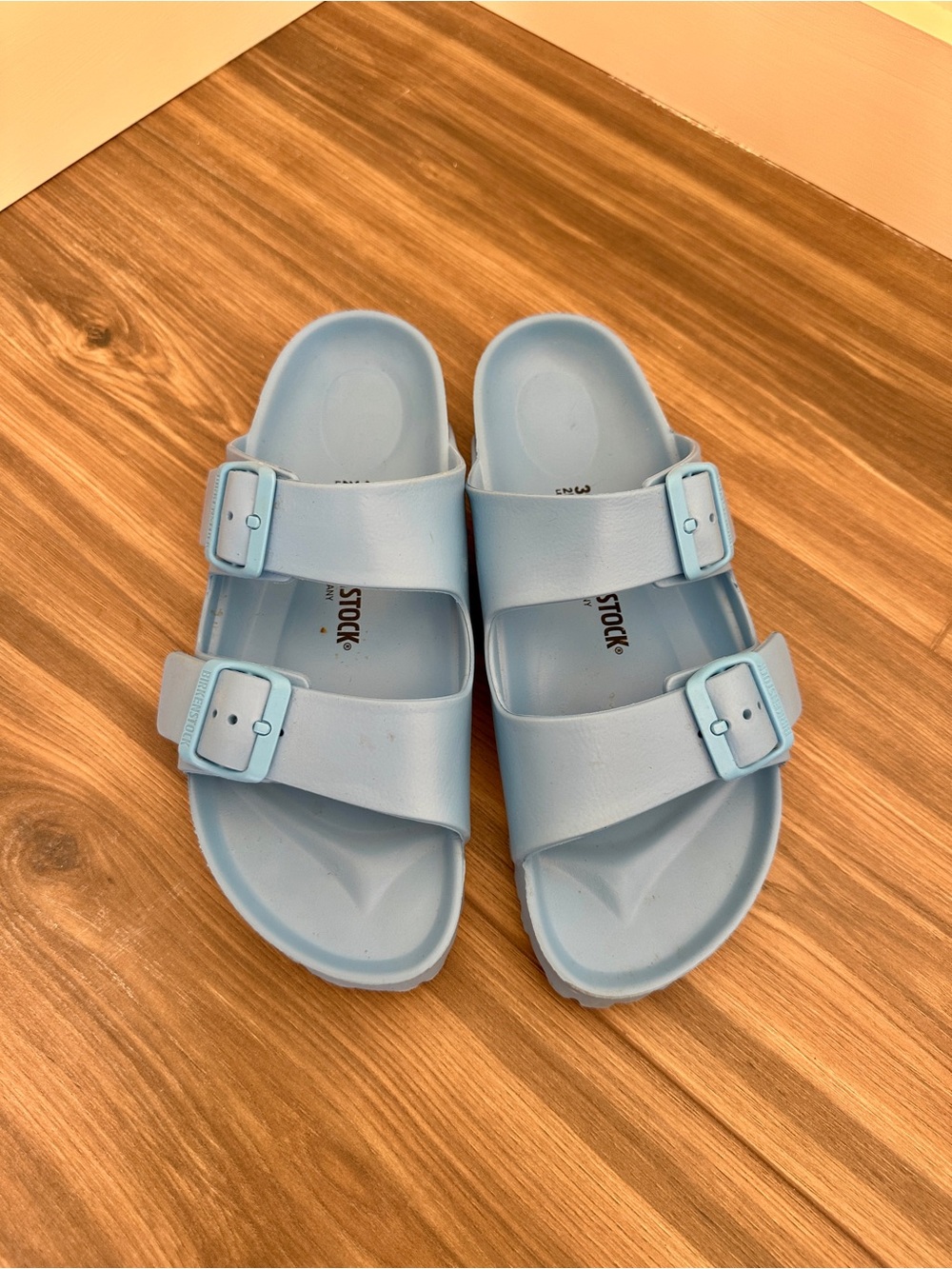 Birkenstock Arizona EVA Sandals in Light Blue - Picture 2 of 3